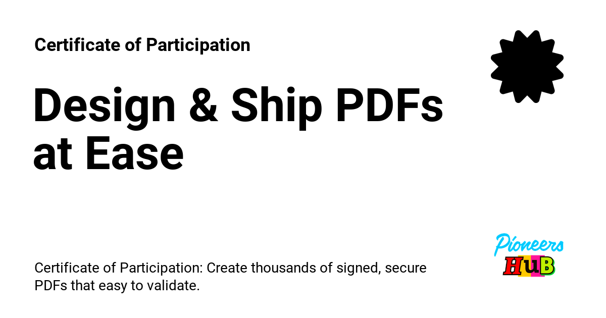 Blog Image for 🎉 Our First Open Source Package Release - Design-Ship-PDFs 🎉